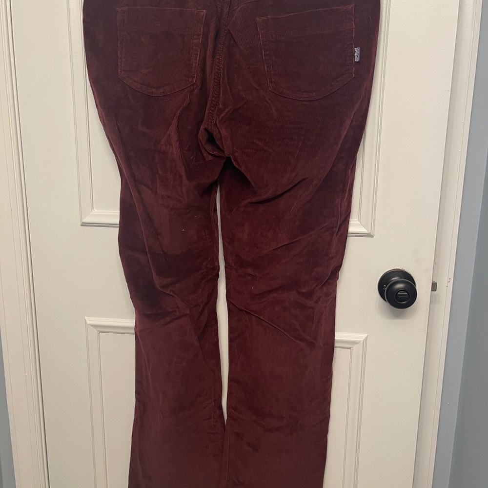 Patagonia Burgundy Corduroy Pants Size 32 - Picture 2 of 4